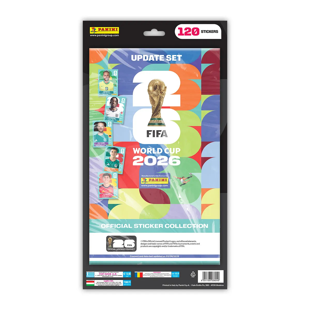Panini FIFA World Cup 2026 Sticker - Update Set