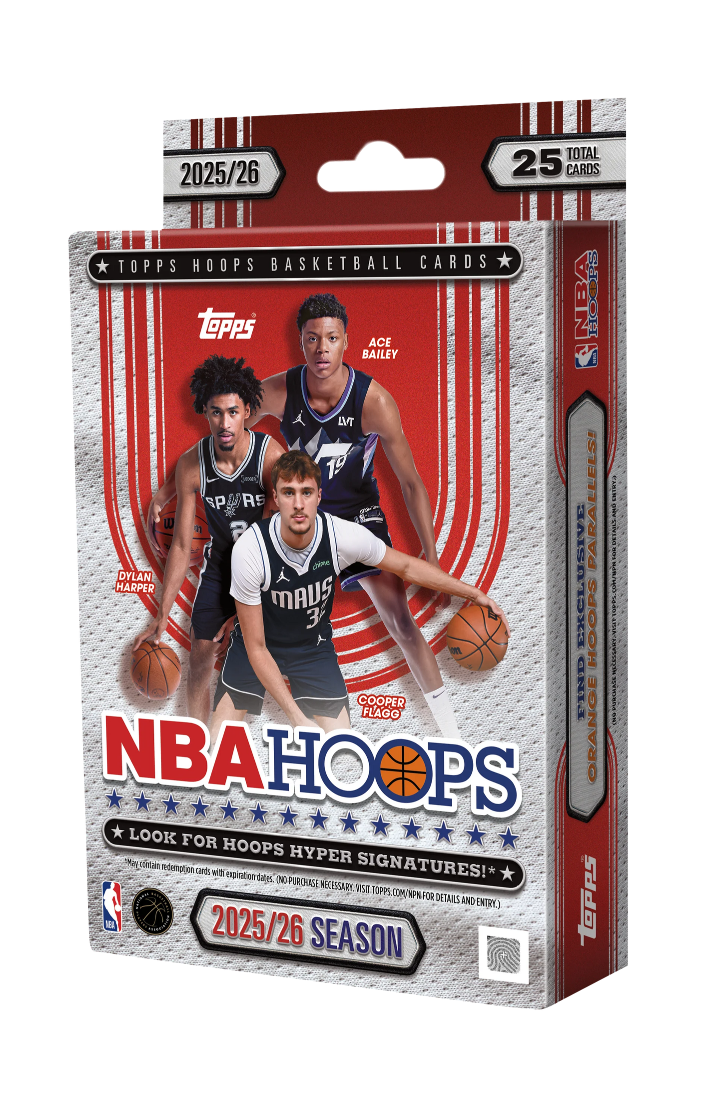Topps NBA Hoops Basketball 25-26 Hanger Box
