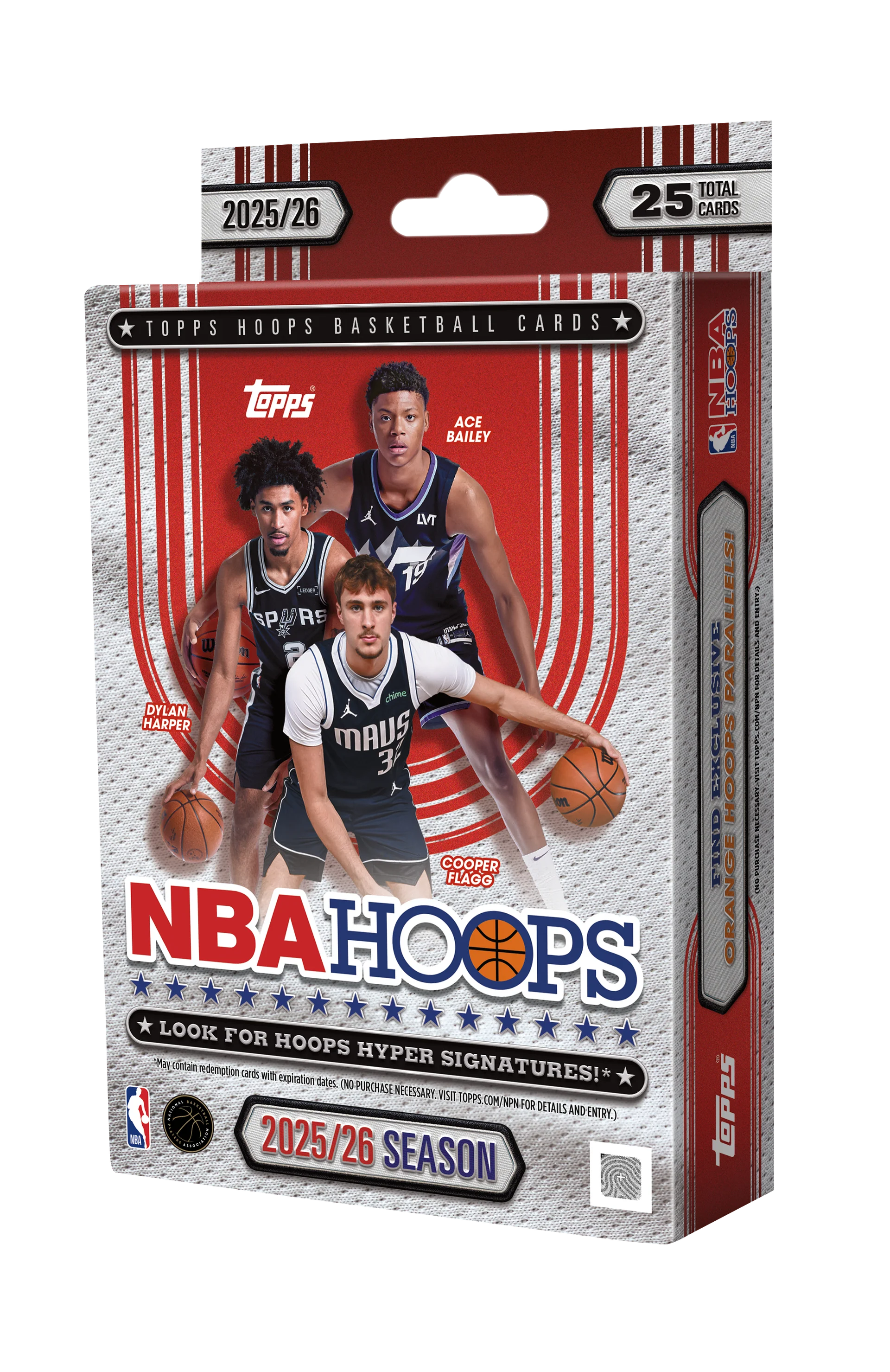 Topps NBA Hoops Basketball 25-26 Hanger Box