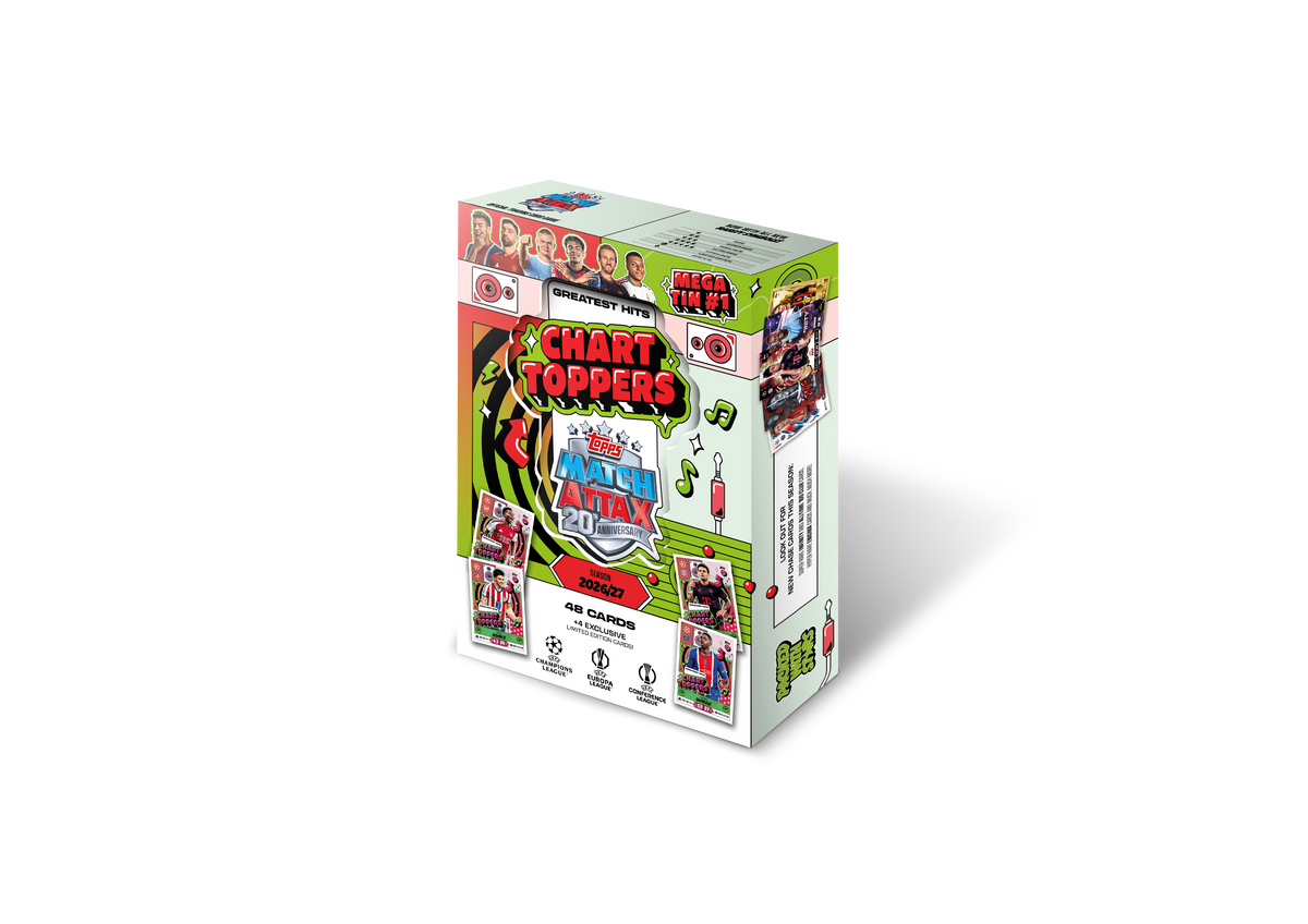Topps UCC Champions League Match Attax 2026/27 - Cutie Mega Tin ( Lansare 23.09.2026 )