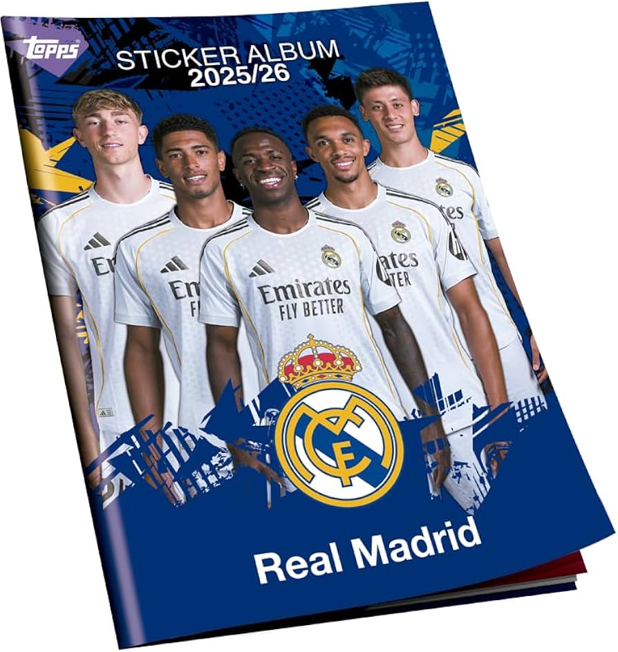 Real Madrid 2025/26 Sticker Collection Album Set