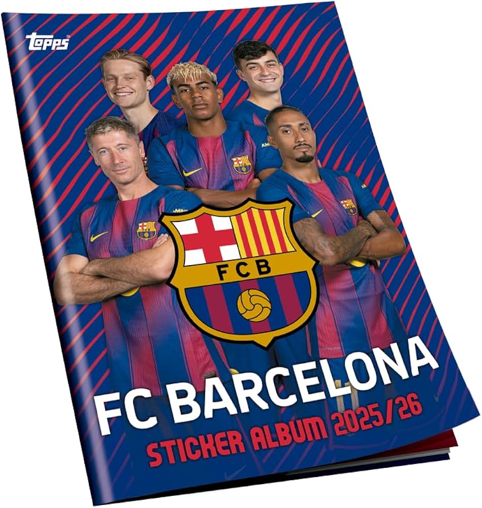 FC Barcelona 2025/26 Sticker Collection Album Set