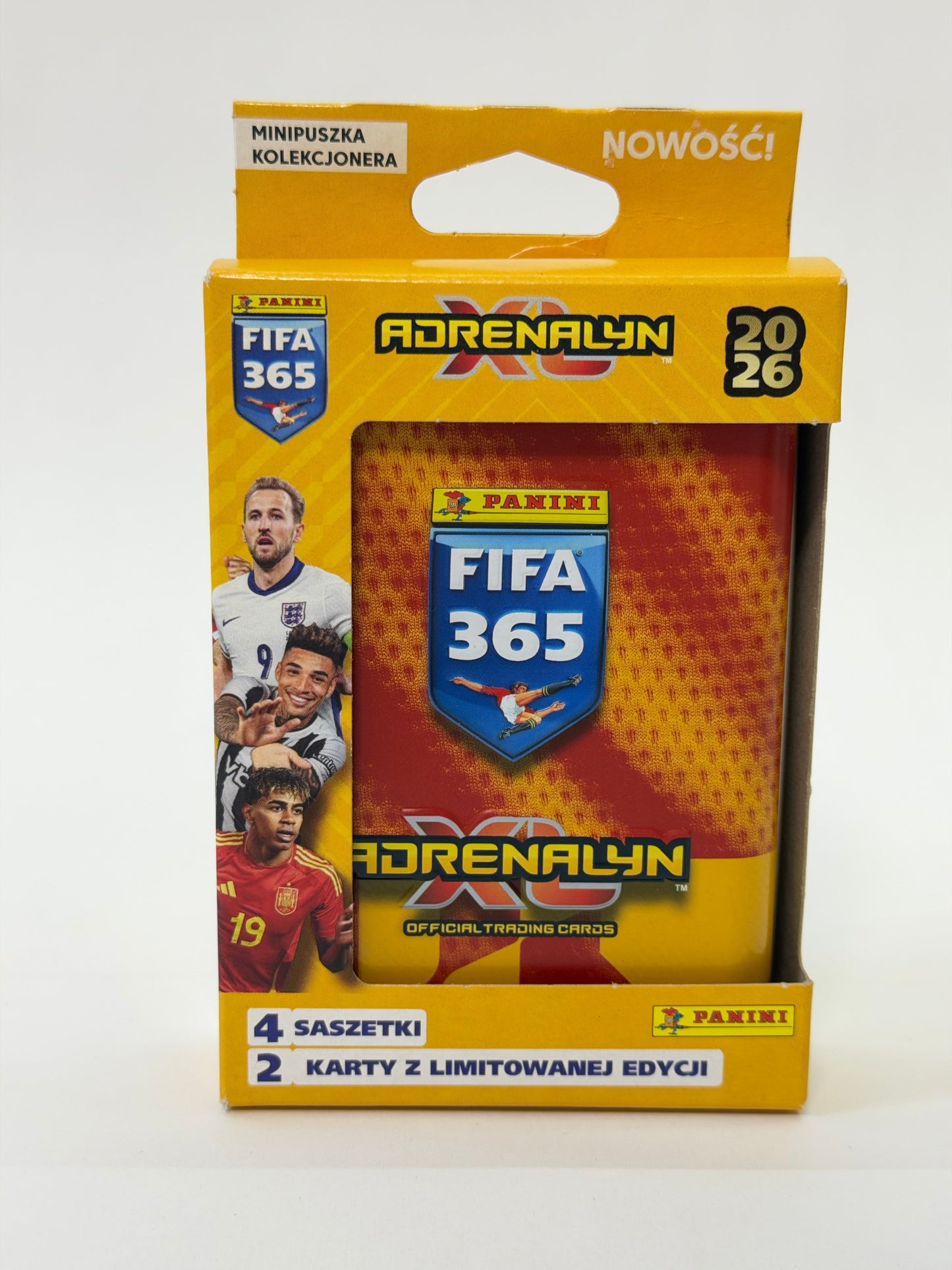 Panini Adrenalyn XL FIFA 365 Trading Cards Game Pocket Tin