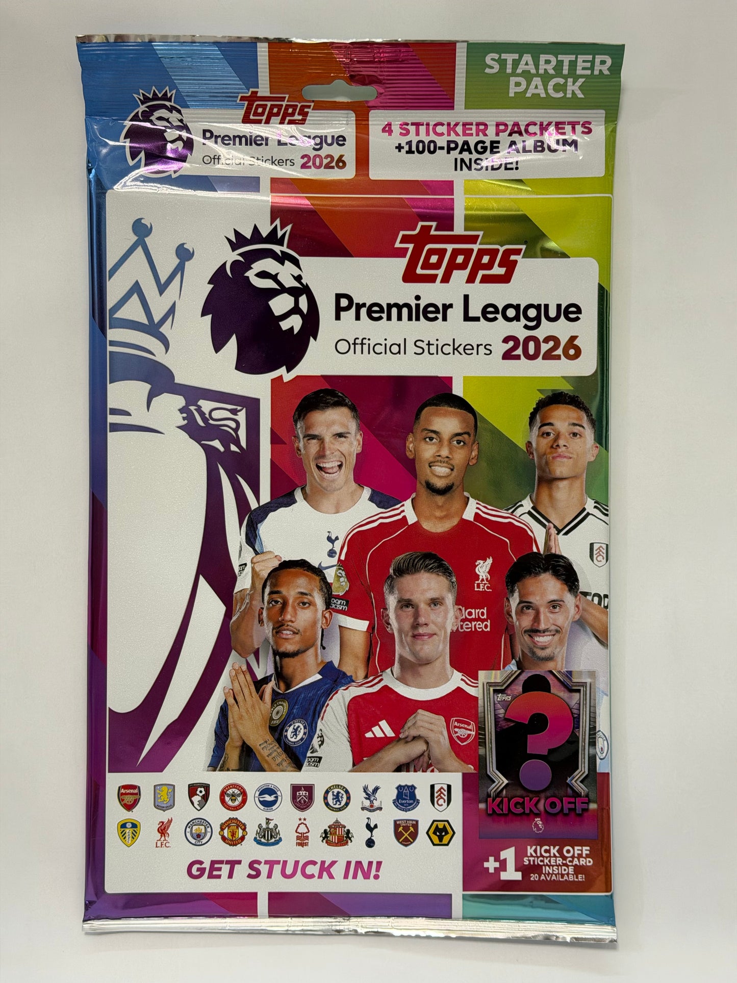 Topps Premier League Stickers 2026 - Standard Starter Pack
