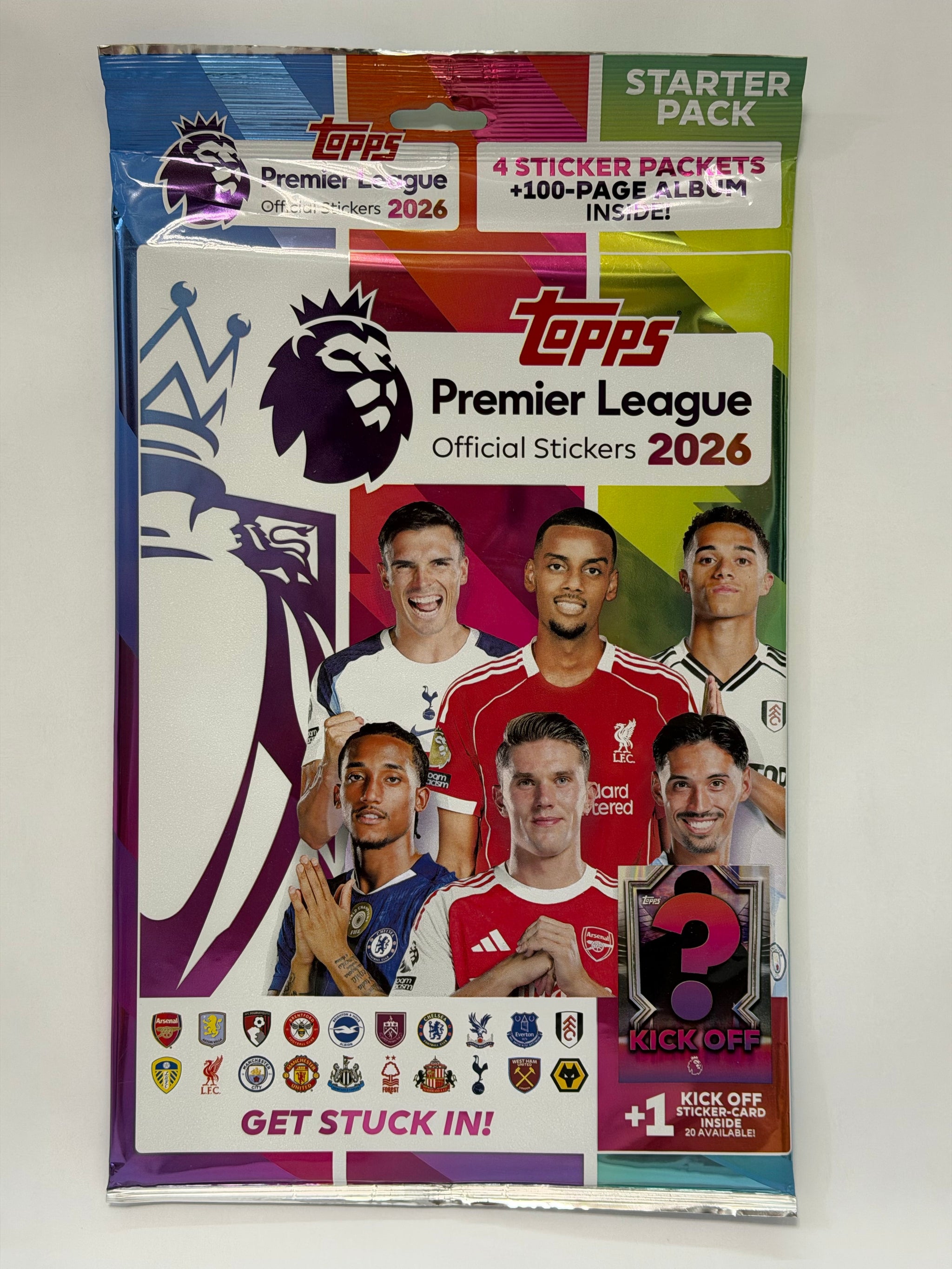 Topps Premier League Stickers 2026 - Standard Starter Pack