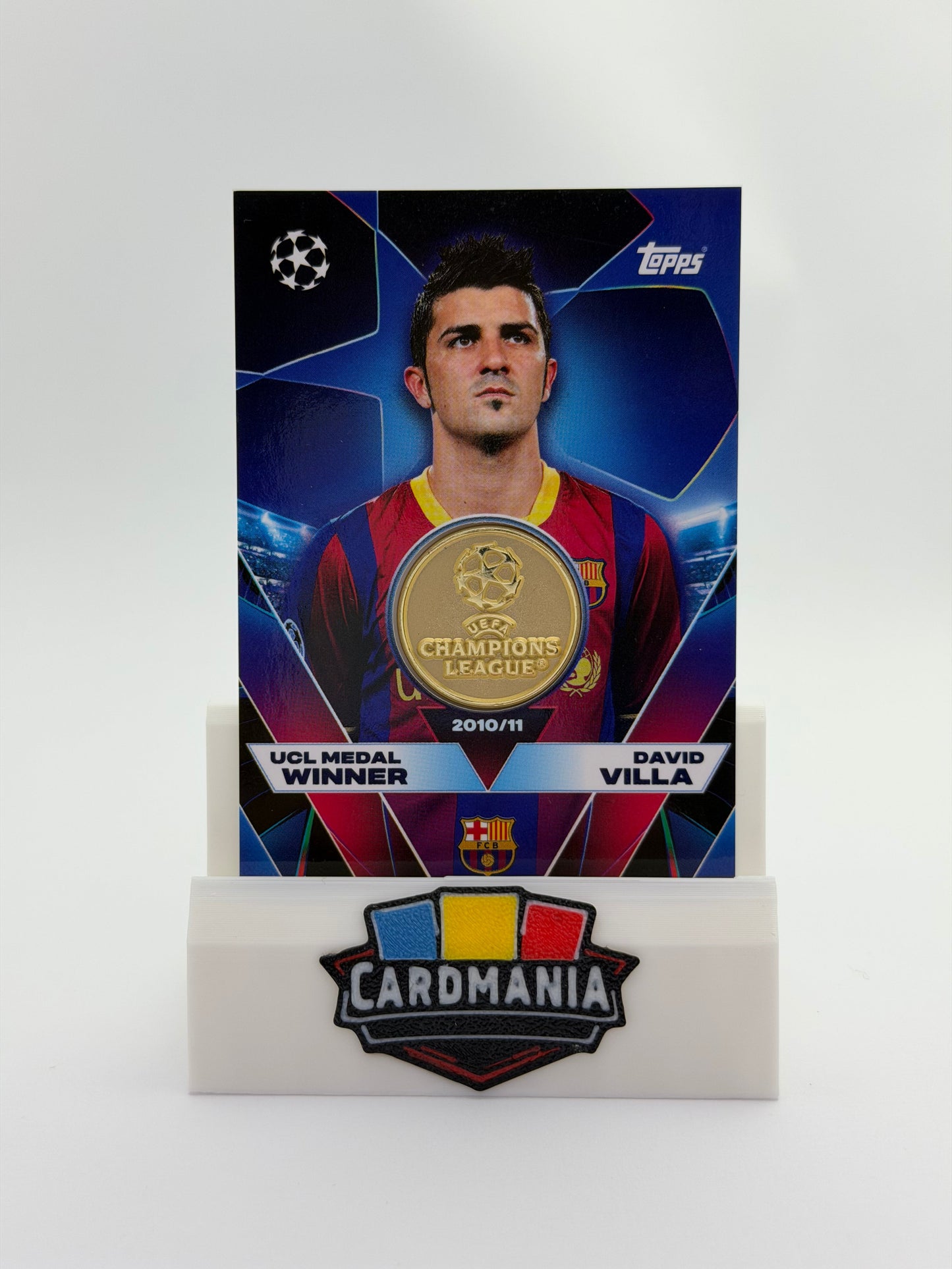 David Villa – UCL Medal Winner Relic - Topps Match Attax UCC 2025/26