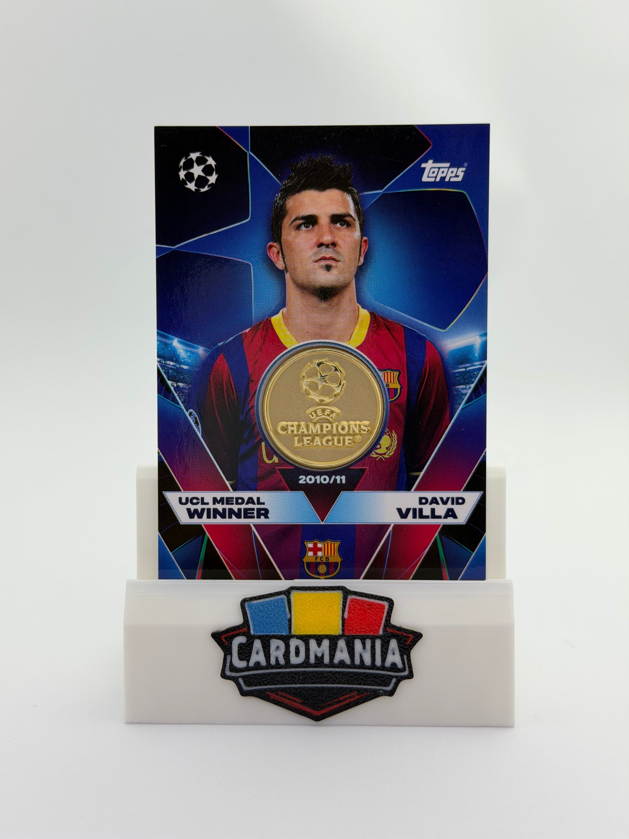David Villa – UCL Medal Winner Relic - Topps Match Attax UCC 2025/26