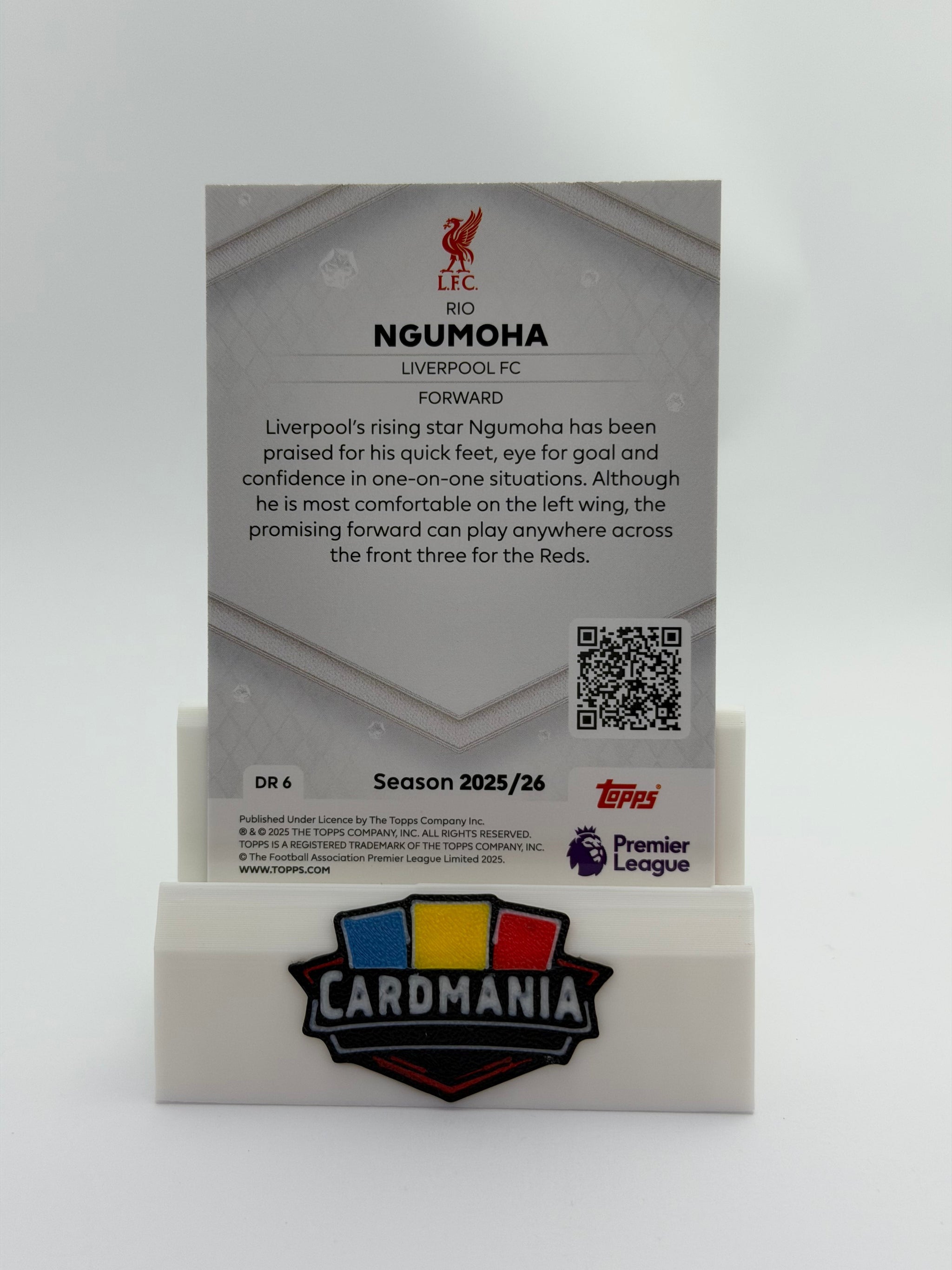 Rio Ngumoha #DR6 - Dimond Rookie - Topps Premier League 2026