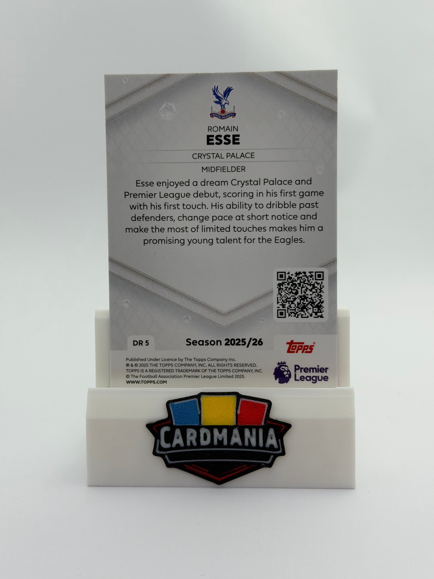 Romain Esse #DR5 - Dimond Rookie - Topps Premier League 2026