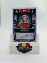 Milos Kerkez  Autograph 028/299  — Topps Match Attax UCC 2025/26