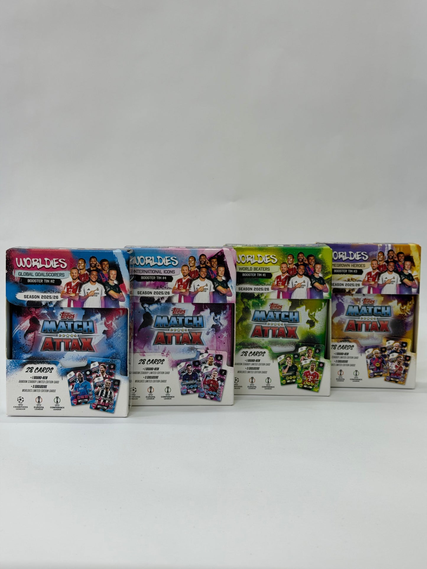 Topps UEFA Champions League Match Attax 2025/26 - Booster Tin Set