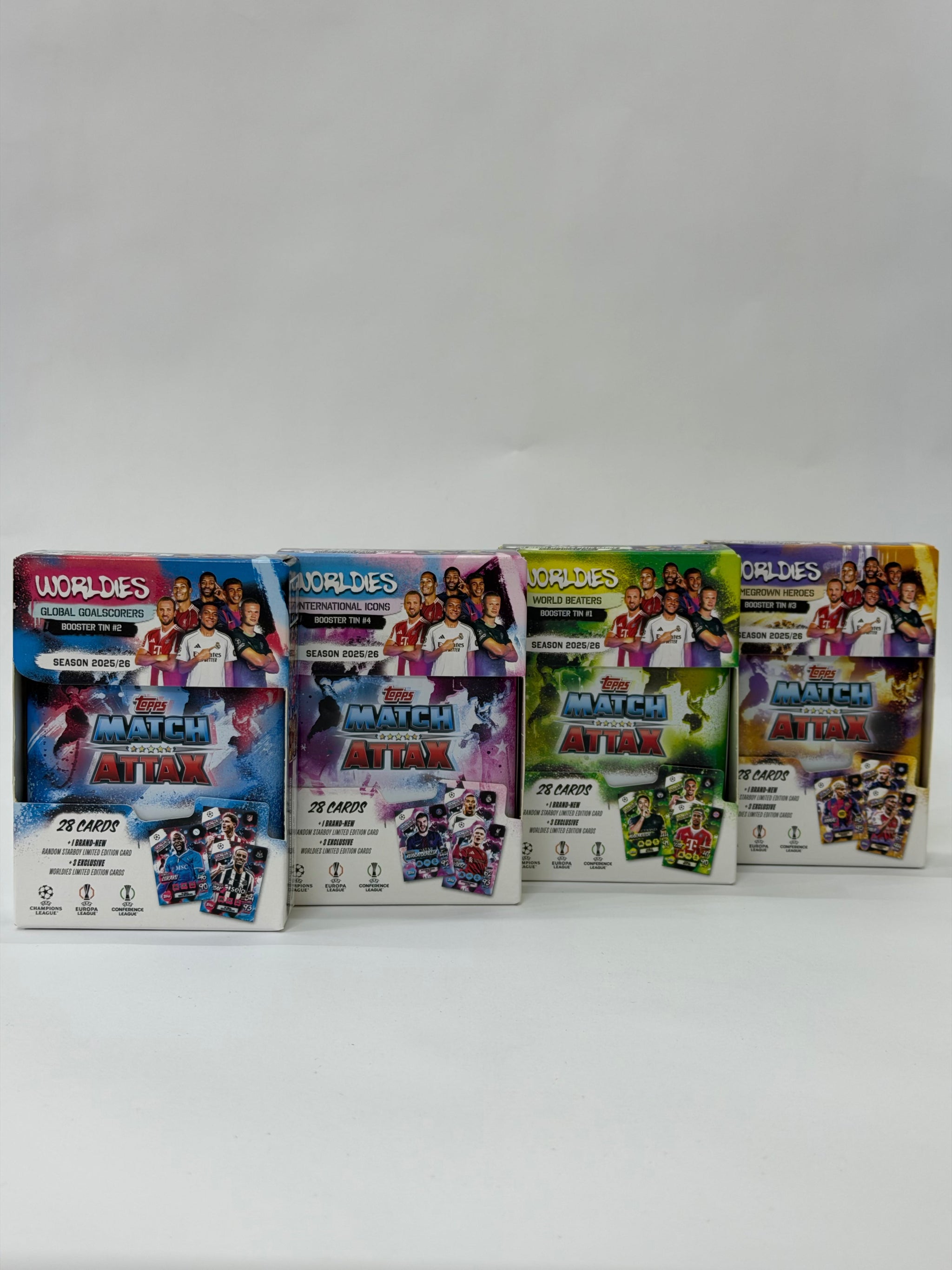 Topps UEFA Champions League Match Attax 2025/26 - Booster Tin Set