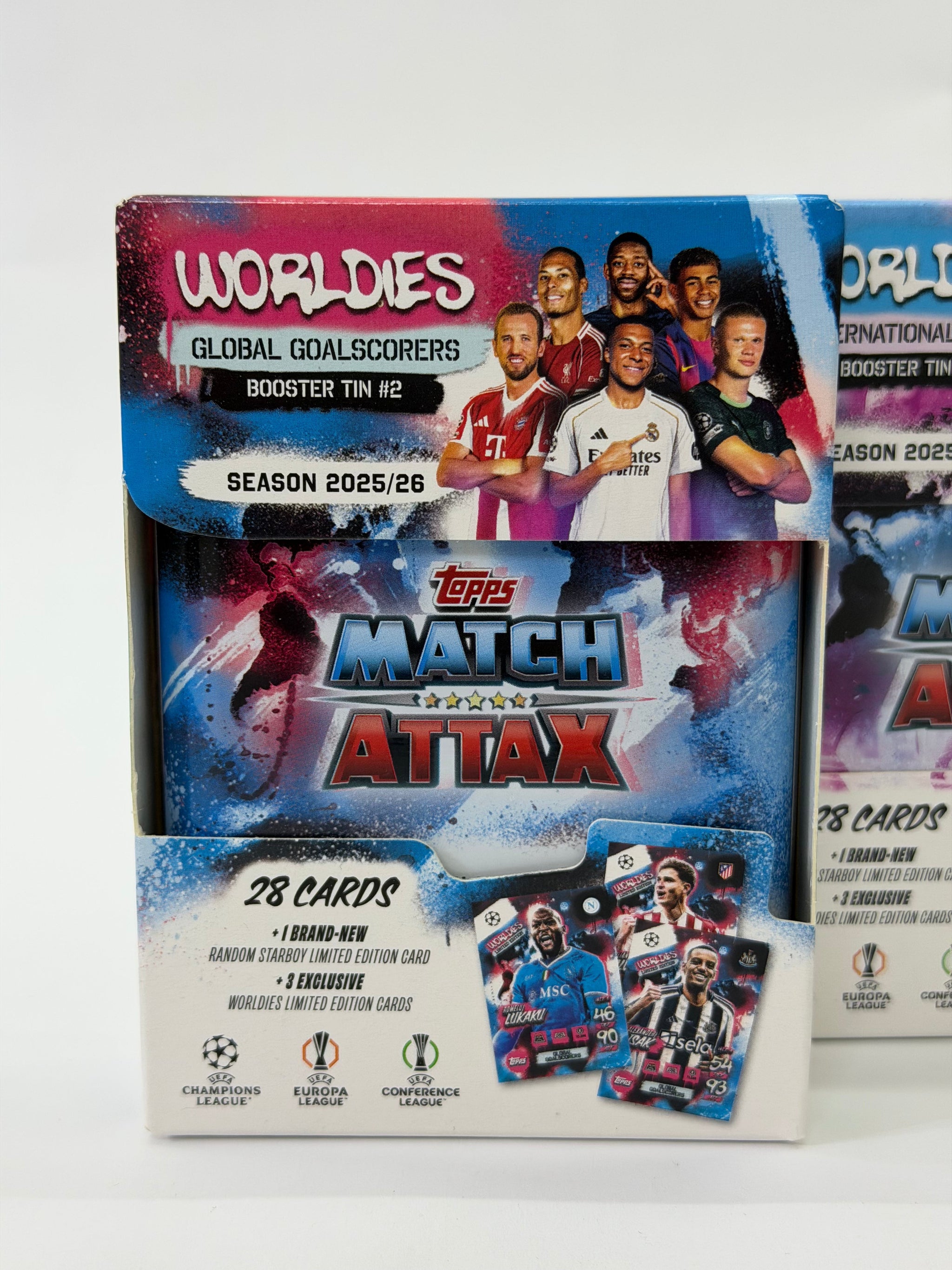 Topps UEFA Champions League Match Attax 2025/26 - Booster Tin Set