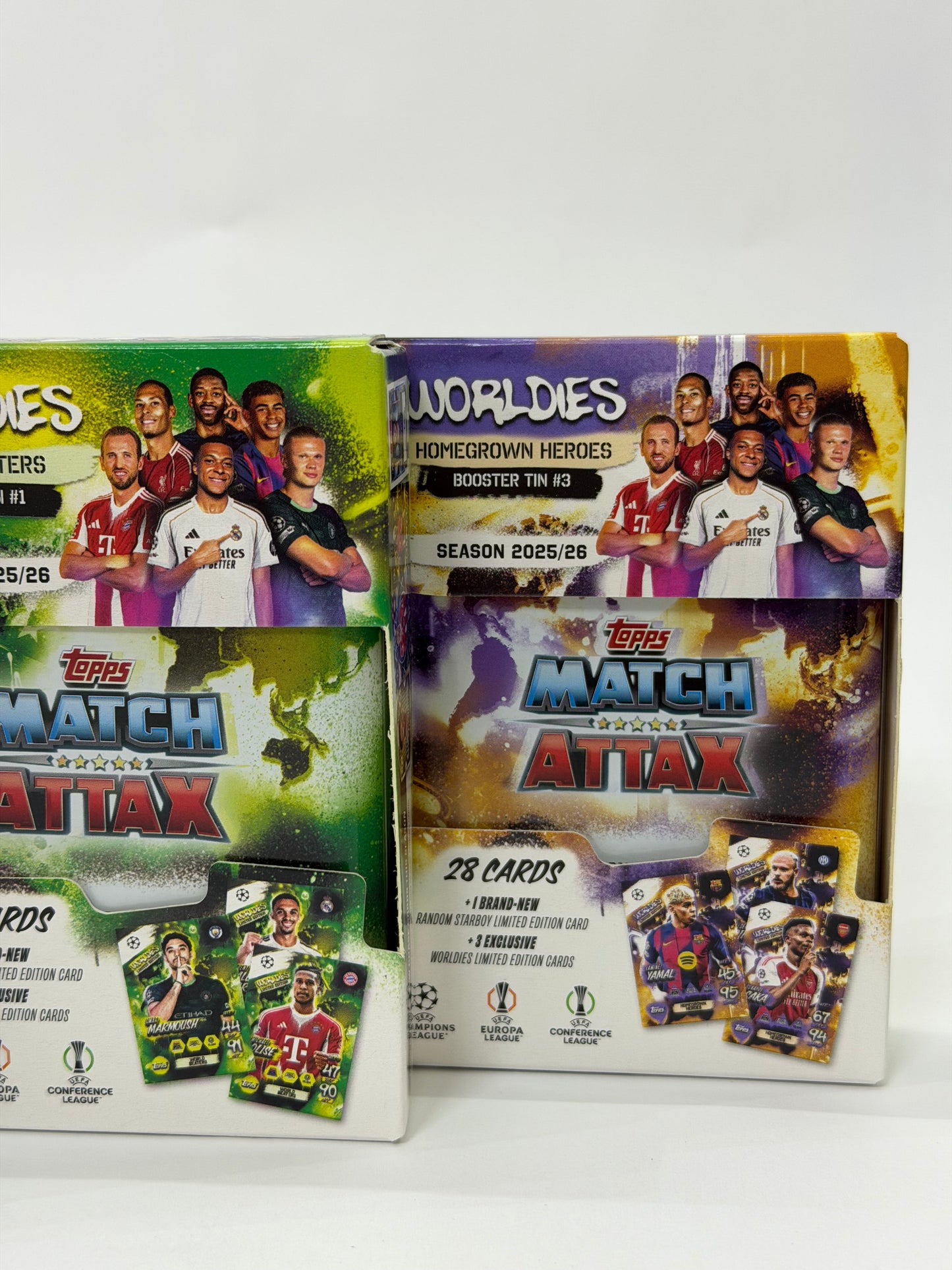 Topps UEFA Champions League Match Attax 2025/26 - Booster Tin Set