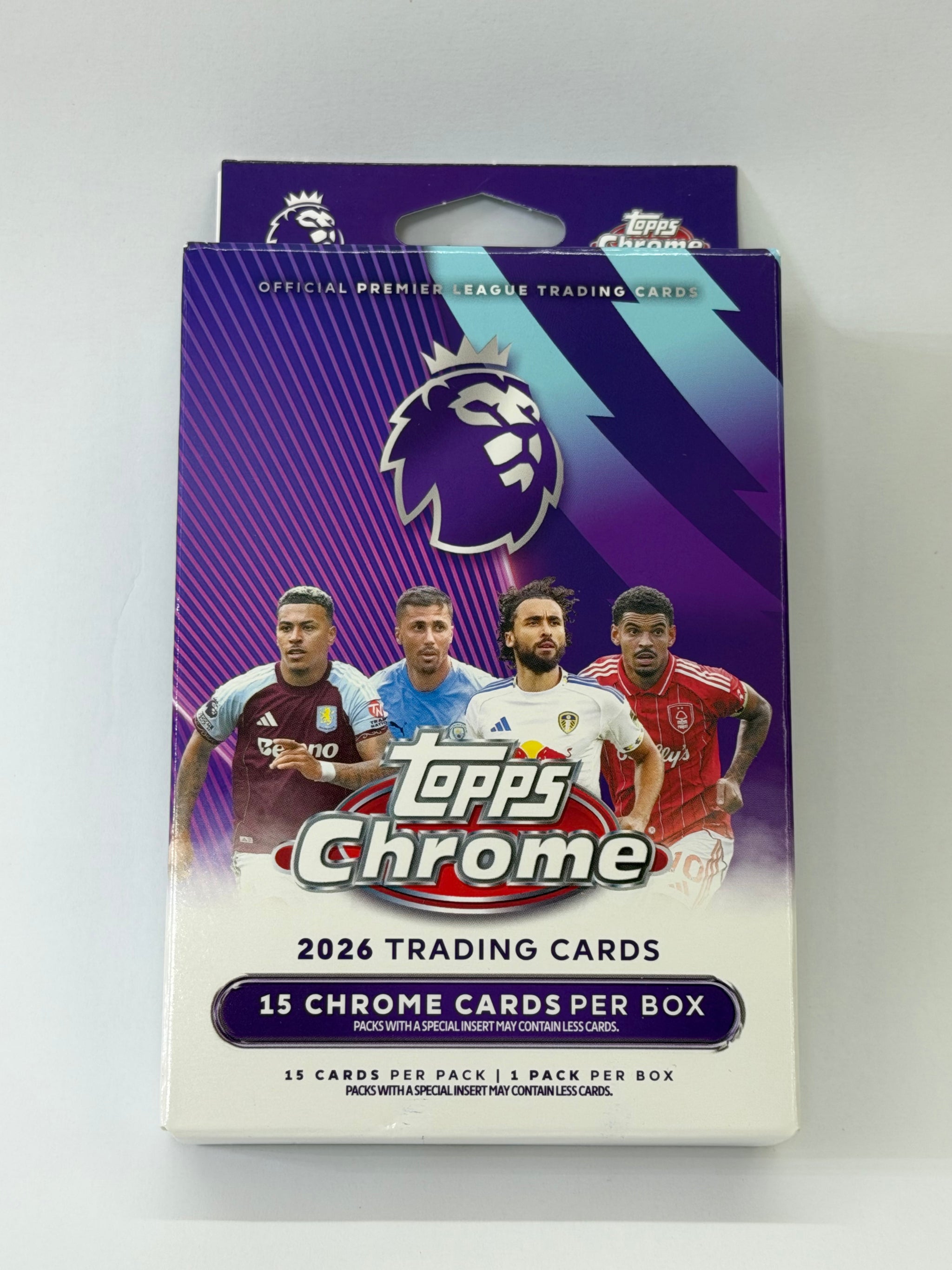 Topps CHROME Premier League 2026 - Hanger Box
