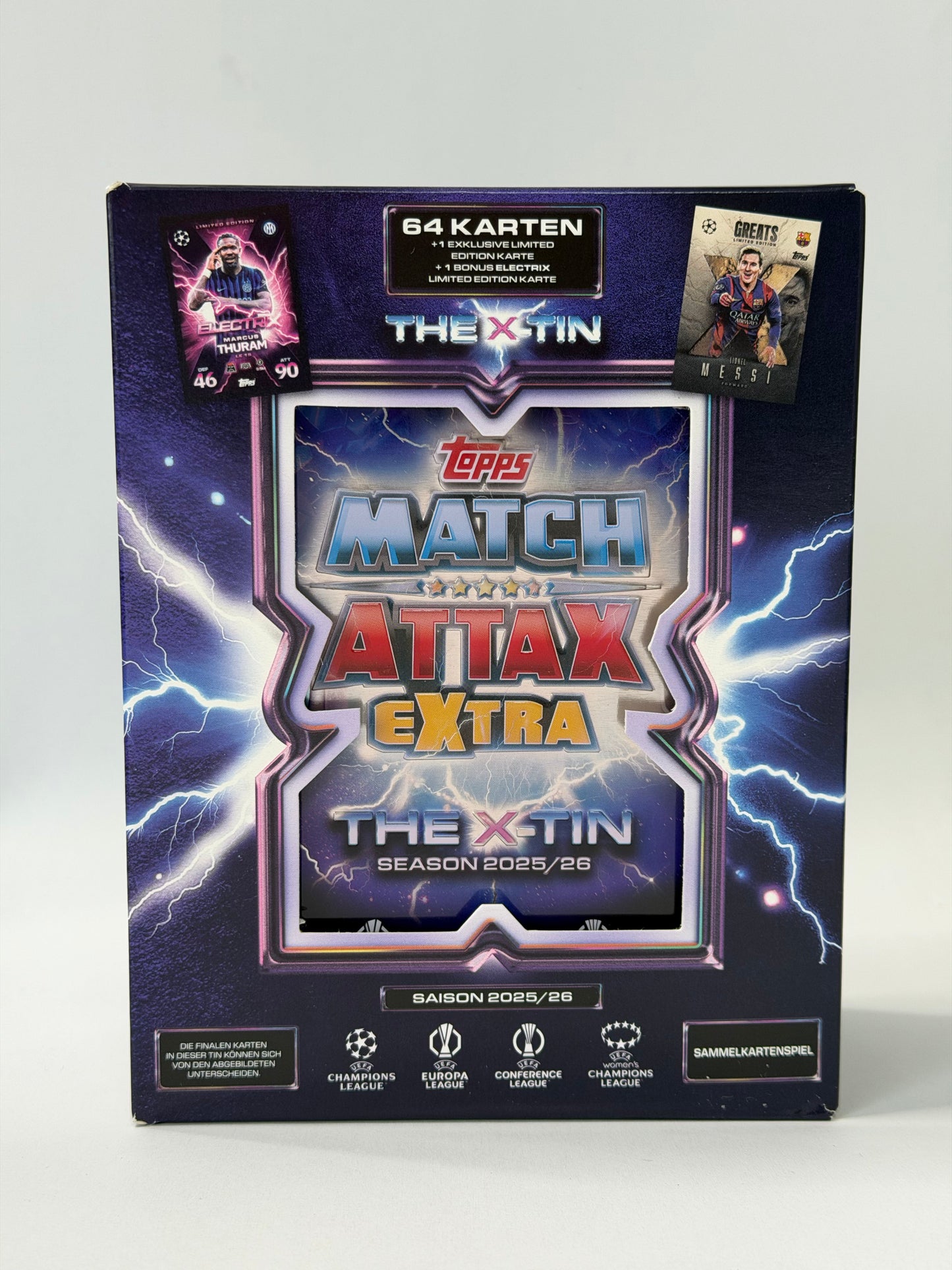 Topps UCC Champions League Match Attax EXTRA 2025/26 - X-Tin
