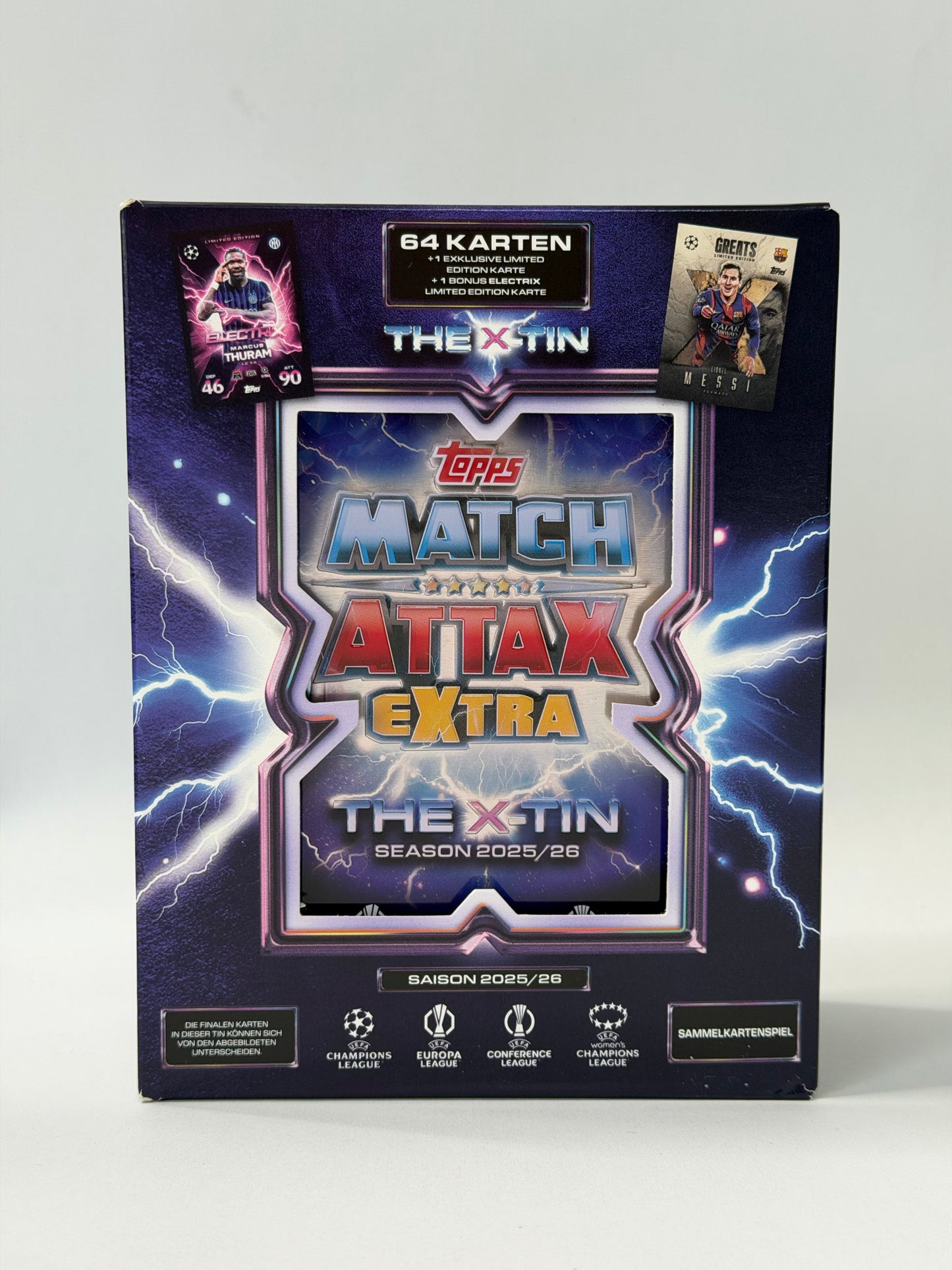 Topps UCC Champions League Match Attax EXTRA 2025/26 - X-Tin