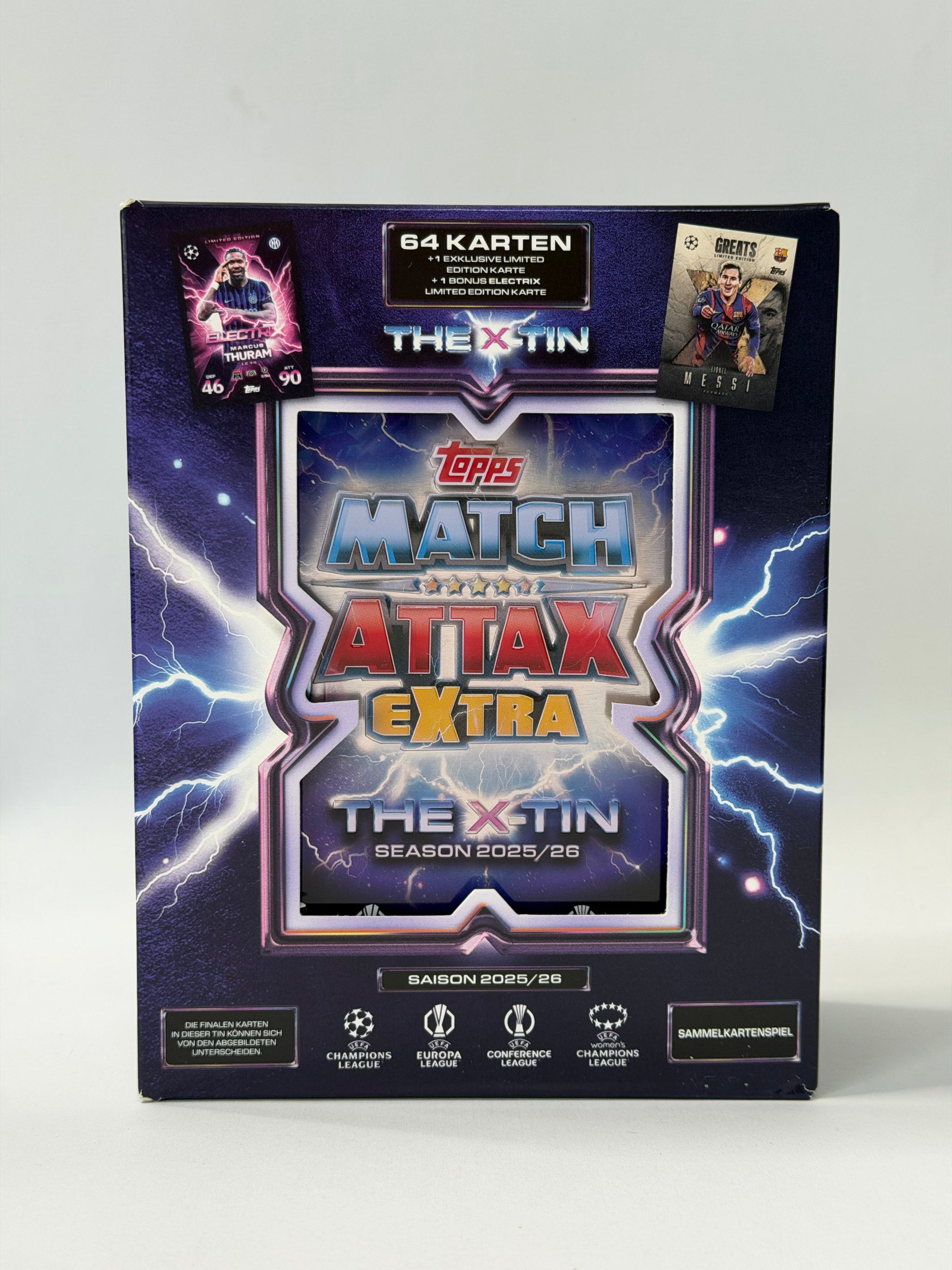 Topps UCC Champions League Match Attax EXTRA 2025/26 - X-Tin
