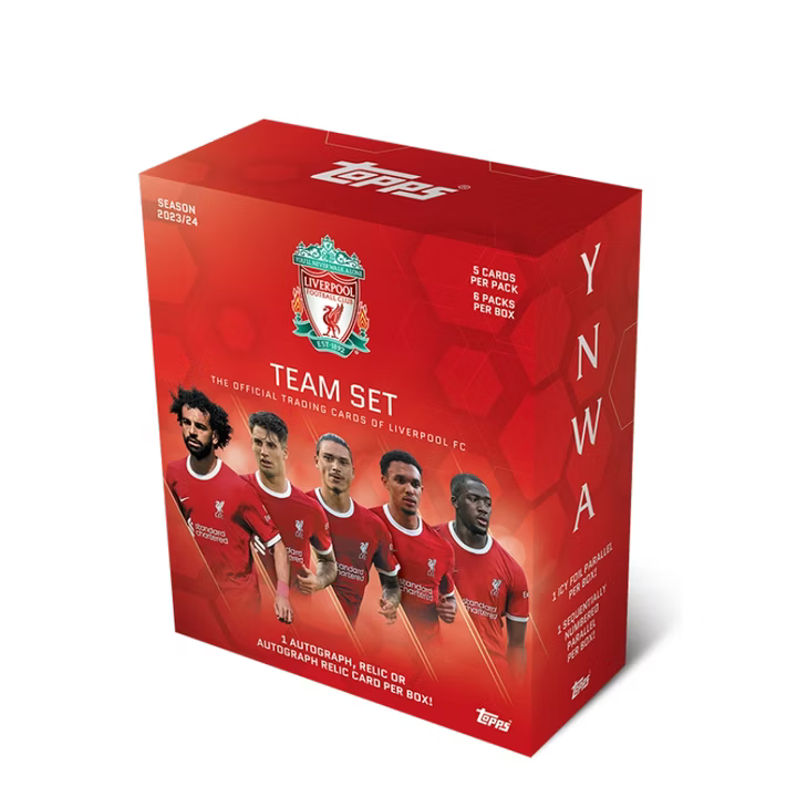 Topps Liverpool FC 2023-24 Official Team Set  ( Autograf/Relic Garantat )
