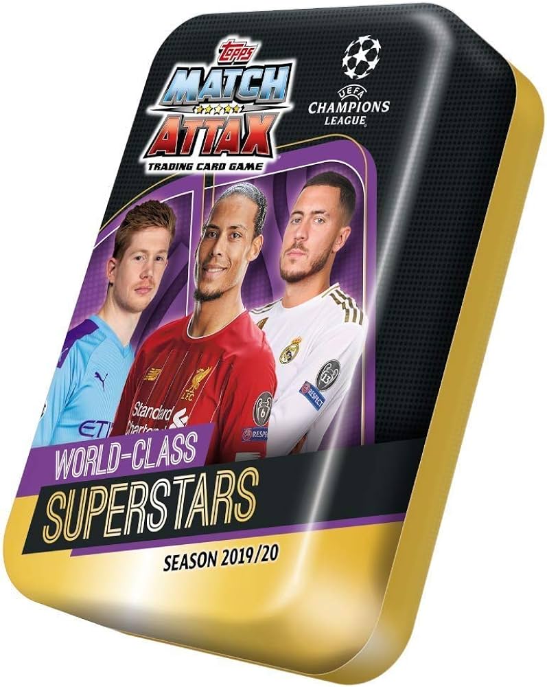 Topps Match Attax 2019/20 - Mega Tin (Design 3 World Class Superstars)