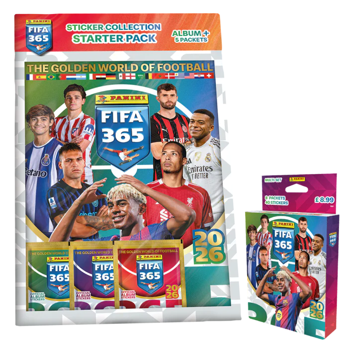FIFA 365 2026 Official Sticker Collection - Starter Pack and Multi-set