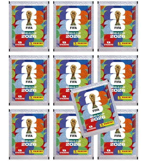 Panini FIFA World Cup 2026 Stickers - 10 Plicuri