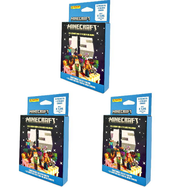 Panini Minecraft Celebration (2024) Stickers -  Eco Pack