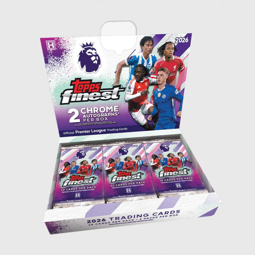 Topps Finest Premier League Soccer Hobby Box