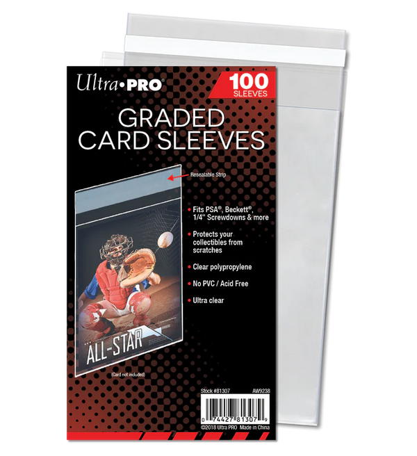 Ultra Pro Graded Card Resealable Sleeves - 100 buc