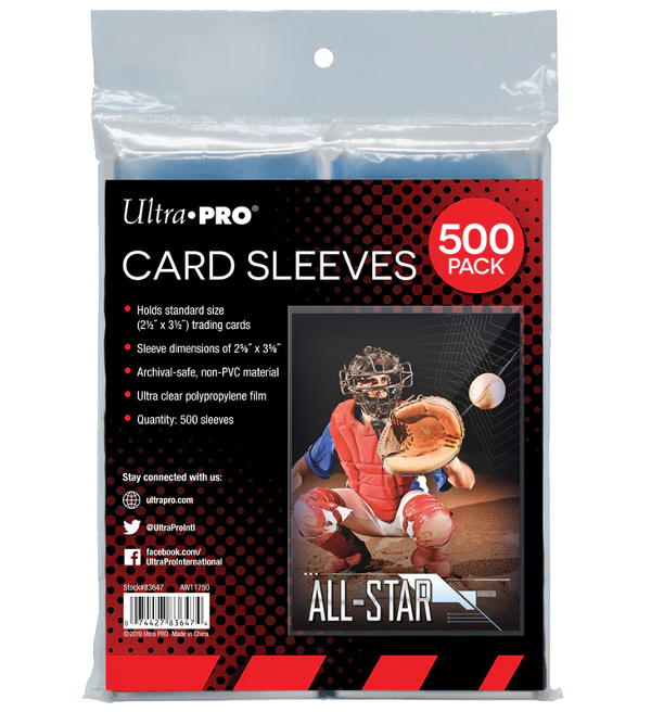 Ultra Pro Standard Soft Sleeves - 500 Pcs (35 PT)